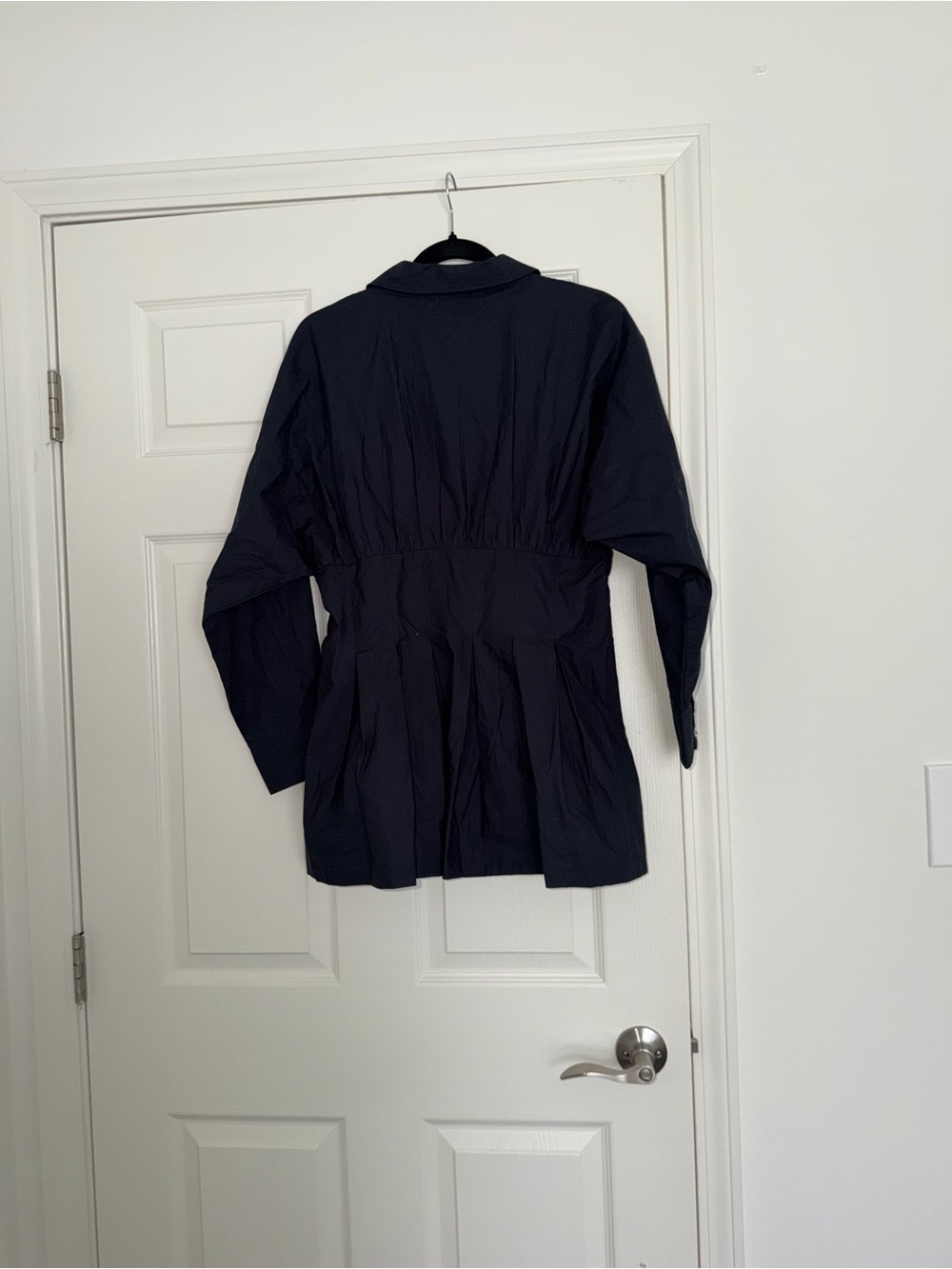Maeve Navy Button-Front Tunic - Picture 6 of 6